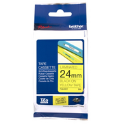 Brother 24Tze651 P-Touch Etiket Makinesi Şeridi 24Mm Sarı-Siyah - BROTHER P-TOUCH