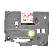 Brother 9Tze222 P-Touch Etiket Makinesi Şeridi 9Mm Beyaz-Kırmızı - BROTHER P-TOUCH (1)