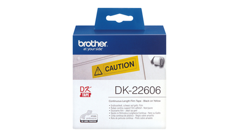 BROTHER DK22606 P-TOUCH ETİKET MAKİNESİ ŞERİDİ 62mmx15.24m - 1