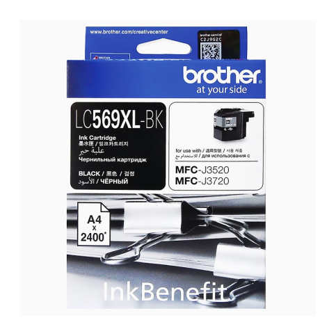 Brother Lc569xl Bk Siyah Kartuş 2400 Sayfa (Mfc J3720) - 1