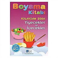 BULUT YAYINLARI KOLAYDAN ZORA BOYAMA:YİYECEK VE İÇECEKLER - BULUT YAYINLARI