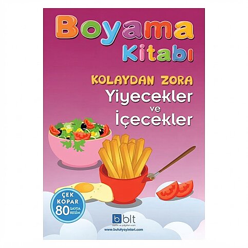 BULUT YAYINLARI KOLAYDAN ZORA BOYAMA:YİYECEK VE İÇECEKLER - 1