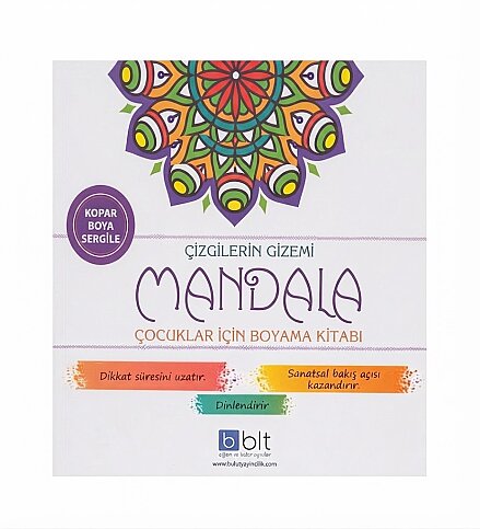 BULUT YAYINLARI MANDALA ÇİZGİLERİN GİZEMİ ÇOCUKLAR İÇİN BOYAMA KİTABI - 1