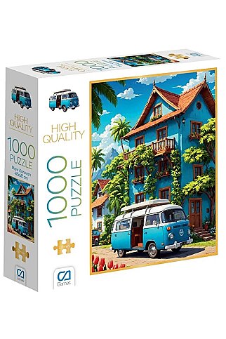 CA PUZZLE GAMES MAVİ KARAVAN 1000 PARÇA (7054) - 1