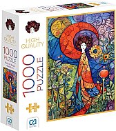 CA PUZZLE GAMES PELERİNLİ KADIN 1000 PARÇA (7051) - CA