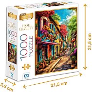 CA PUZZLE GAMES RENKLİ EVLER 1000 PARÇA (7091) - CA
