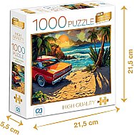 CA PUZZLE GAMES SAHİLDEKİ ARABA 1000 PARÇA (7093) - CA