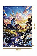 CA PUZZLE GAMES YEL DEĞİRMENİ 1000 PARÇA (7068) - CA (1)