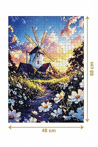 CA PUZZLE GAMES YEL DEĞİRMENİ 1000 PARÇA (7068) - 2