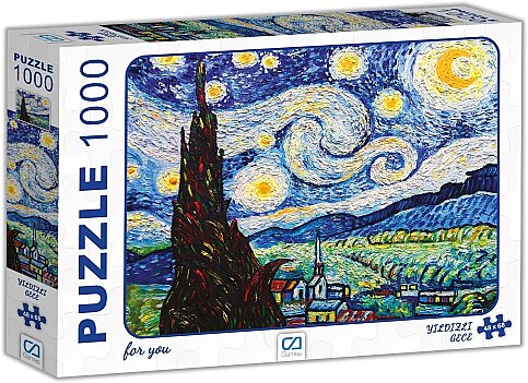 CA PUZZLE GAMES YILDIZLI GECE 1000 PARÇA (7005) - 1