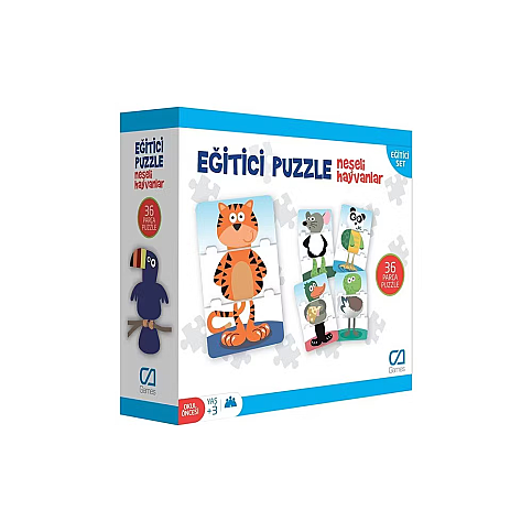 CA PUZZLE NEŞELİ HAYVAN (5028) - 1