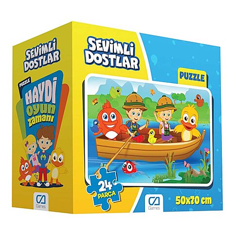 Ca Puzzle Yer Sevimli Dostlar 24 Parça (5120) - 1