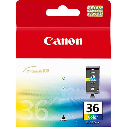 CANON CLI-36 RENKLİ KARTUŞ 250 SAYFA (İP100 MOBİL YAZICI MİNİ260) - 1
