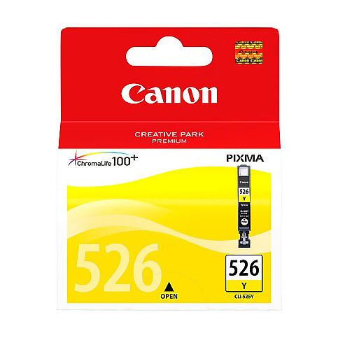 CANON CLI-526Y SARI KARTUŞ 500 SAYFA (MG6150 İP4850 MG5350 MX715 MX895) - 1