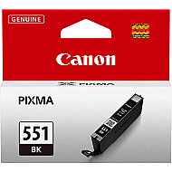 CANON CLI-551BK SİYAH KARTUŞ 332 SAYFA (MG5450 MG6450 MG7550 İX6850 İP8750) - CANON