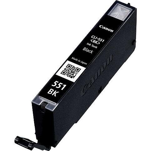 CANON CLI-551BK SİYAH KARTUŞ 332 SAYFA (MG5450 MG6450 MG7550 İX6850 İP8750) - 2
