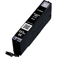 CANON CLI-551XL BK SİYAH KARTUŞ 665 SAYFA YÜKSEK KAPASİTE (MG5450 İP7250 MG7550 İX6850 İP8750) - CANON (1)