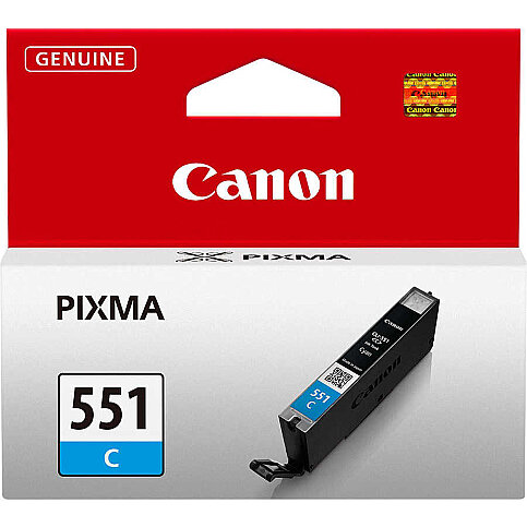 CANON CLI-551C MAVİ KARTUŞ 332 SAYFA (MG5450 İP7250 MG7550 İX6850 İP8750) - 1