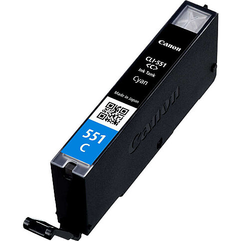CANON CLI-551C MAVİ KARTUŞ 332 SAYFA (MG5450 İP7250 MG7550 İX6850 İP8750) - 2