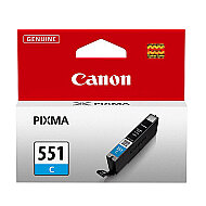 CANON CLI-551C MAVİ KARTUŞ 332 SAYFA (MG5450 İP7250 MG7550 İX6850 İP8750) - CANON