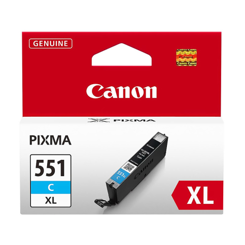 Canon Clı-551xl C Mavi Kartuş 665 Sayfa Yüksek Kapasite (Mg5450 İp7250 Mg7550 İx6850 İp8750) - 1