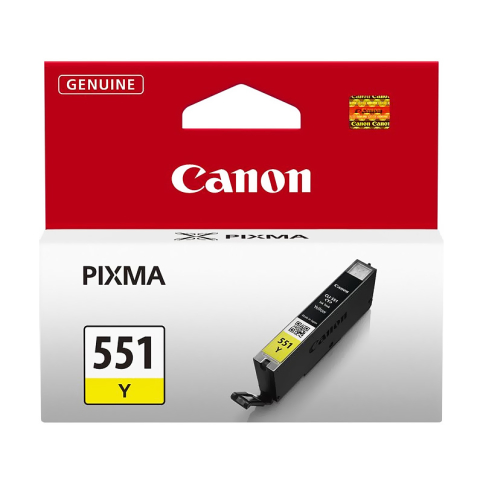 Canon Clı-551Y Sarı Kartuş 332 Sayfa (Mg5450 İp7250 Mg7550 İx6850 İp8750) - 1