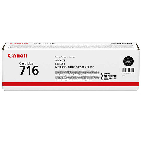 CANON CRG-716 SİYAH TONER 2200 SAYFA (LBP 5050 MF 8030 MF 8050 MF 8080) - 1