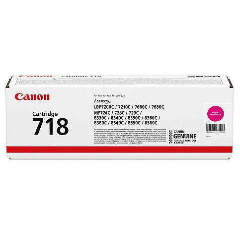 CANON CRG-718 KIRMIZI TONER 2500 SAYFA (LBP 7200 MF 724 LBP 7210 MF 8330 MF 8580) - 1