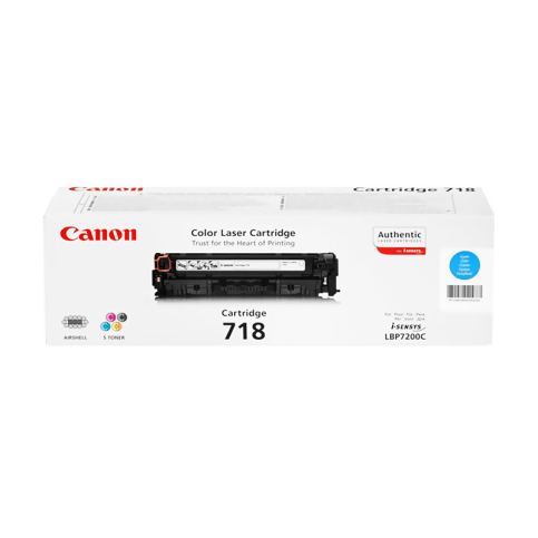 Canon Crg-718 Mavi Toner 2500 Sayfa (Lbp 7200 Mf 724 Lbp 7210 Mf 8330 Mf 8580) - 1
