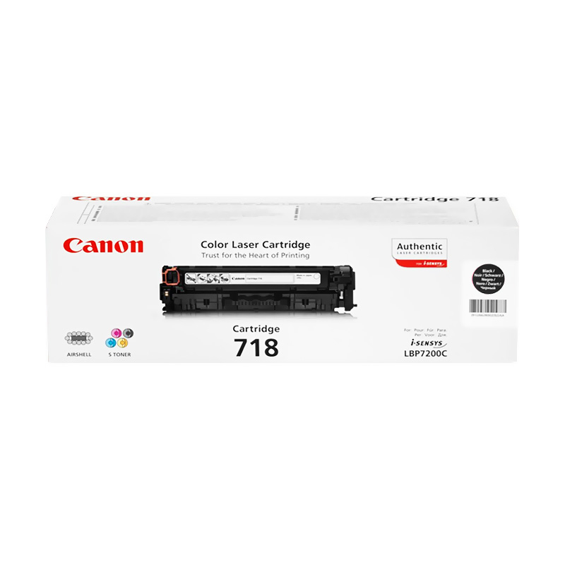 CANON CRG-718 SİYAH TONER 3000 SAYFA (LBP 7200 MF 724 LBP 7210 MF 8330 ...