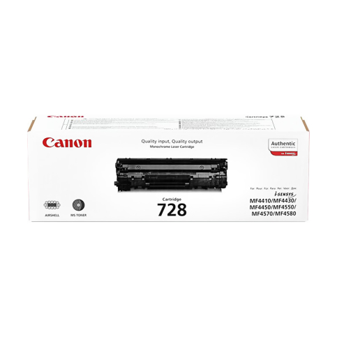 Canon Crg-728 Siyah Toner 2100 Sayfa (Mf 4410 Mf 4550D Mf 4730 Fax L150 Fax L410) - 1