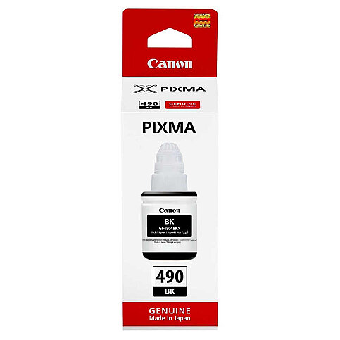 CANON GI-490BK SİYAH MÜREKKEP KARTUŞ 6000 SAYFA (G1400 G2400 G3400) - 1