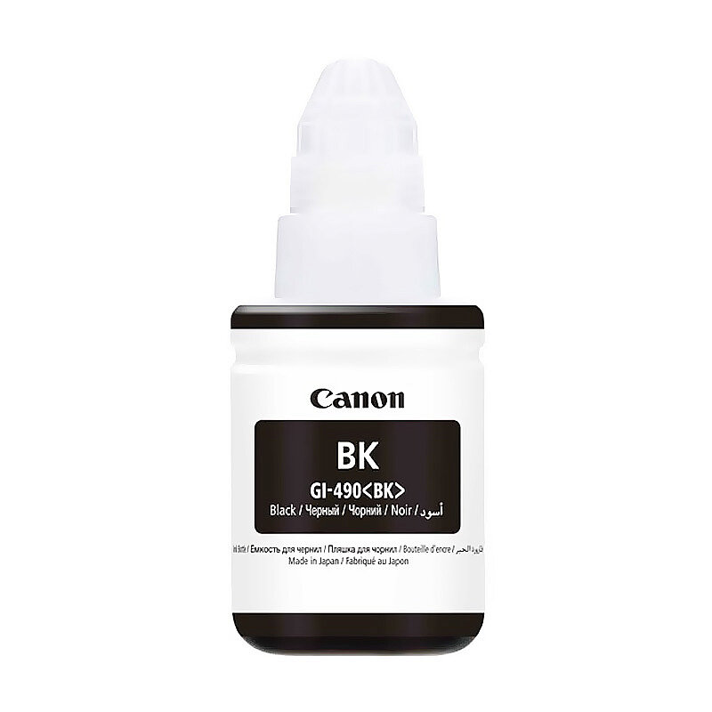 CANON GI-490BK SİYAH MÜREKKEP KARTUŞ 6000 SAYFA (G1400 G2400 G3400)