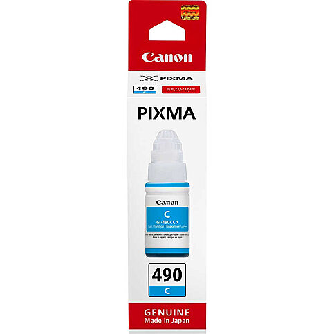 CANON GI-490C MAVİ MÜREKKEP KARTUŞ 6000 SAYFA (G1400 G2400 G3400) - 1