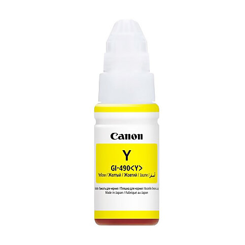 CANON GI-490Y SARI MÜREKKEP KARTUŞ 6000 SAYFA (G1400 G2400 G3400) - 1