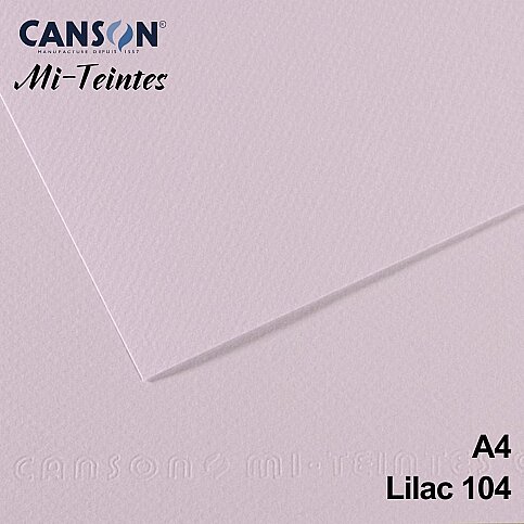 Canson 104 Mi-Teinties Fon Kartonu A4 Lila 160gr (200321644) - 1