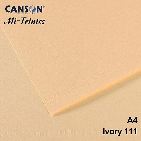 Canson 111 Mi-Teinties Fon Kartonu A4 İvory 160gr (200321646) - 1