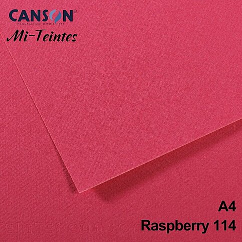 Canson 114 Mi-Teinties Fon Kartonu A4 Rustberry 160gr (200321639) - 1