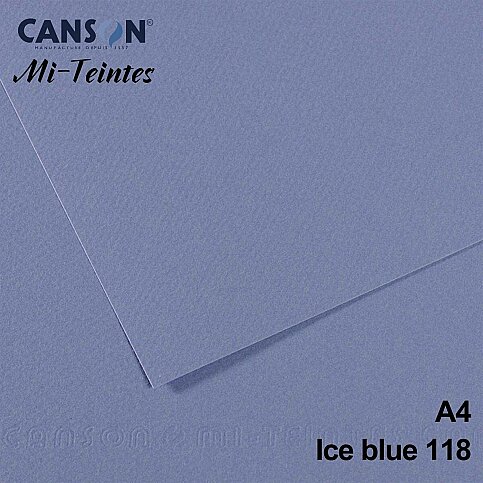 Canson 118 Mi-Teinties Fon Kartonu A4 İce Blue 160gr (200321632) - 1