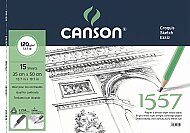 CANSON 1557 RESİM DEFTERİ 35x50 15 YAPRAK 120gr (FCNS120153550) - CANSON