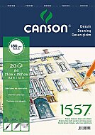 CANSON 1557 ÜSTTEN SPİRALLİ ÇİZİM BLOĞU A4 20 YAPRAK 180gr (FCNS18020A4US) - CANSON