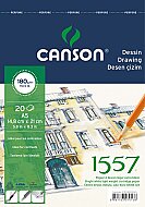 CANSON 1557 ÜSTTEN SPİRALLİ ÇİZİM BLOĞU A5 20 YAPRAK 180gr (FCNS18020A5US) - CANSON