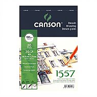 CANSON 1557 ÜSTTEN SPİRALLİ ÇİZİM BLOĞU A5 20 YAPRAK 180gr (FCNS18020A5US) - CANSON