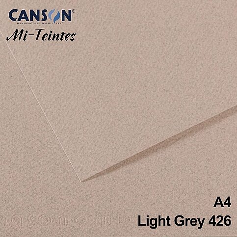 Canson 426 Mi-Teinties Fon Kartonu A4 Light Grey 160gr (200331668) - 1