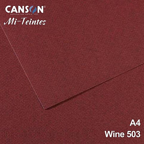 CANSON 503 Mİ-TEİNTİES FON KARTONU 50x65 WİNE 160gr (200331494) - 1