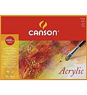 CANSON CANACRYLİQ ÇİZİM BLOĞU 24x32 10 YAPRAK 400gr (200807408) - CANSON