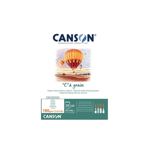 CANSON YAPIŞKANLI ESKİZ BLOĞU A3 30 YAPRAK 180gr (400060578) - 1