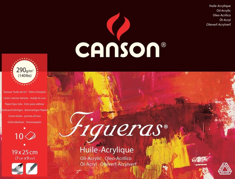 CANSON FİGUERAS YAĞLI BOYA BLOĞU 19x25 10 YAPRAK 290gr (200857220)