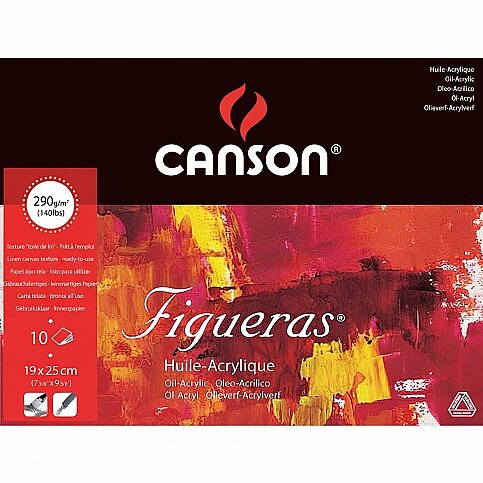 CANSON FİGUERAS YAĞLI BOYA BLOĞU 19x25 10 YAPRAK 290gr (200857220) - 1