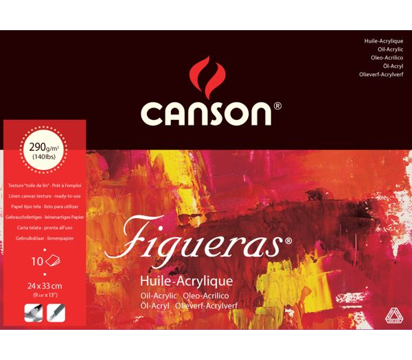 CANSON FİGUERAS YAĞLI BOYA BLOĞU 24x33 10 YAPRAK 290gr (200857221)